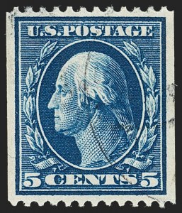 Sale 1202, Lot 2344, 1908-12 Perf 12 Vertical Coils, Double-Line Watermark (Scott 348-351)