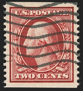 Sale 1202, Lot 2354, 1908-12 Perf 12 Horizontal Coils, Double-Line Watermark (Scott 352-356)