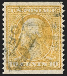 Sale 1202, Lot 2374, 1908-12 Perf 12 Horizontal Coils, Double-Line Watermark (Scott 352-356)