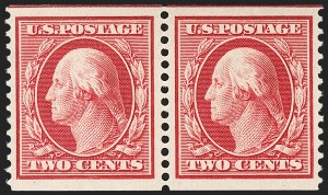 Sale 1202, Lot 2394, 1910-11 Perf 12 Horizontal Coils, Single-Line Watermark (Scott 387-389)