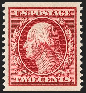 Sale 1202, Lot 2396, 1910-11 Perf 12 Horizontal Coils, Single-Line Watermark (Scott 387-389)