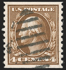 Sale Number 1202, Lot Number 2506, 1914 Perf 10 Horizontal Coils, Single-Line Watermark (Scott 443-447)