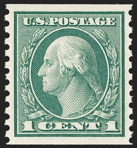 Sale 1202, Lot 2532, 1915 Perf 10 Horizontal Rotary Press Coils, Single-Line Watermark (Scott 450-459)