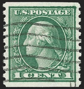 Sale 1202, Lot 2535, 1915 Perf 10 Horizontal Rotary Press Coils, Single-Line Watermark (Scott 450-459)