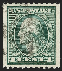 Sale 1202, Lot 2580, 1916-18 Perf 10 Vertical Rotary Press Coils, Unwatermarked (Scott 486-489)