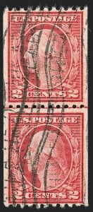 Sale 1202, Lot 2589, 1916-18 Perf 10 Vertical Rotary Press Coils, Unwatermarked (Scott 486-489)
