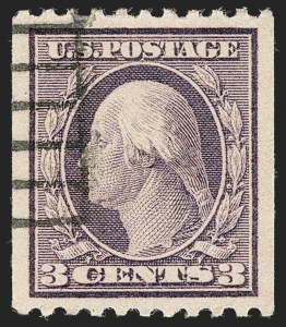 Sale 1202, Lot 2597, 1916-18 Perf 10 Vertical Rotary Press Coils, Unwatermarked (Scott 486-489)