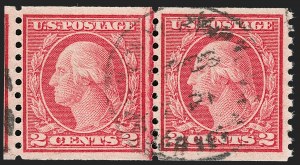 Sale 1202, Lot 2606, 1916-18 Perf 10 Horizontal Rotary Press Coils, Unwatermarked (Scott 490-497)