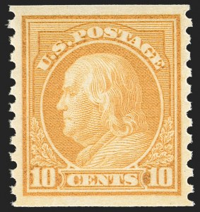 Sale Number 1202, Lot Number 2642, 1916-18 Perf 10 Horizontal Rotary Press Coils, Unwatermarked (Scott 490-497)