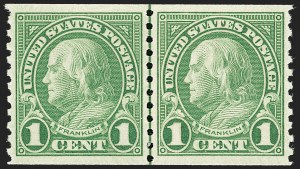 Sale 1202, Lot 2655, 1923-29 Rotary Press Coils (Scott 597-599A)