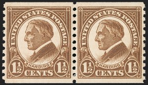 Sale Number 1202, Lot Number 2660, 1923-29 Rotary Press Coils (Scott 597-599A)