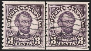 Sale 1202, Lot 2680, 1923-29 Rotary Press Coils (Scott 600-606a)