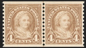 Sale 1202, Lot 2682, 1923-29 Rotary Press Coils (Scott 600-606a)