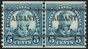 Sale 1202, Lot 2688, 1923-29 Rotary Press Coils (Scott 600-606a)