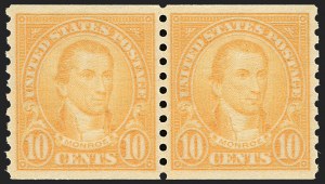 Sale Number 1202, Lot Number 2690, 1923-29 Rotary Press Coils (Scott 600-606a)