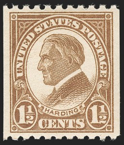 Sale Number 1202, Lot Number 2698, 1923-29 Rotary Press Coils (Scott 600-606a)