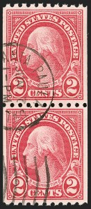 Sale 1202, Lot 2704, 1923-29 Rotary Press Coils (Scott 600-606a)