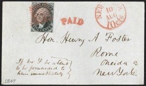 Sale 1205, Lot 2010, Postmasters' Provisonals