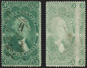 Sale 1205, Lot 2147, Revenues, First thru Third Issue, Proprietary