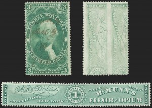 Sale 1205, Lot 2148, Revenues, First thru Third Issue, Proprietary