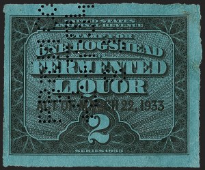 Sale 1205, Lot 2160, Revenues, Beer Stamps