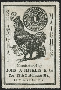 Sale 1205, Lot 2163, Revenues, Private Die Proprietary Stamps