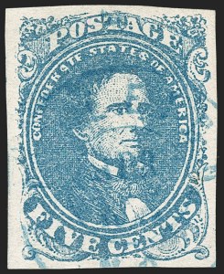 Sale 1206, Lot 1005, Confederate States: General Issues off Cover