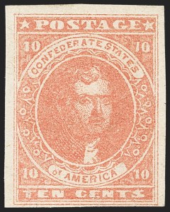 Sale 1206, Lot 1007, Confederate States: General Issues off Cover