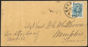 Sale 1206, Lot 1035, Confederate States: General Issues on Cover