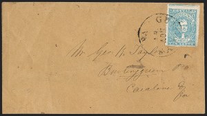 Sale 1206, Lot 1037, Confederate States: General Issues on Cover