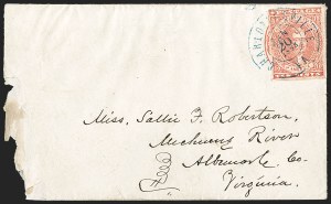 Sale 1206, Lot 1044, Confederate States: General Issues on Cover
