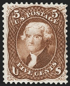 Sale 1206, Lot 114, 1861-66 Issue (Scott 63-78)