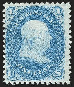 Sale 1206, Lot 119, 1867-68 Grilled Issue (Scott 79-101)