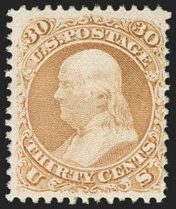 Sale 1206, Lot 126, 1867-68 Grilled Issue (Scott 79-101)