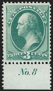 Sale 1206, Lot 198, 1870-73 Bank Note Issues (Scott 134-166)