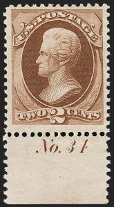 Sale 1206, Lot 205, 1870-73 Bank Note Issues (Scott 134-166)