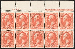 Sale 1206, Lot 224, 1879-87 Bank Note Issues (Scott 182-218)