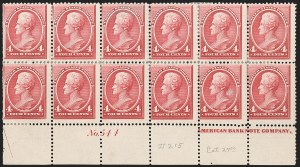 Sale 1206, Lot 227, 1879-87 Bank Note Issues (Scott 182-218)