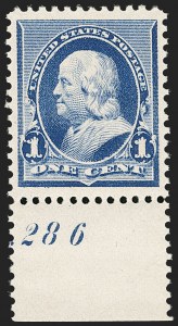 Sale 1206, Lot 229, 1890-93 Issue (Scott 219-229)