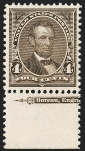 Sale 1206, Lot 287, 1895 Watermarked Bureau Issue (Scott 264-278)