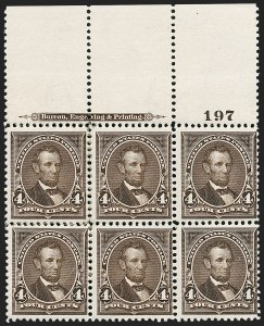 Sale 1206, Lot 288, 1895 Watermarked Bureau Issue (Scott 264-278)