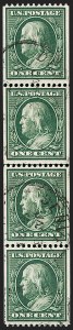 Sale 1206, Lot 418, 1910-13 Washington-Franklin Issue (Scott 374-396)