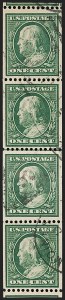 Sale 1206, Lot 419, 1910-13 Washington-Franklin Issue (Scott 374-396)