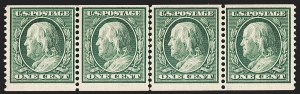 Sale 1206, Lot 420, 1910-13 Washington-Franklin Issue (Scott 374-396)