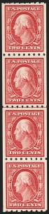Sale 1206, Lot 424, 1910-13 Washington-Franklin Issue (Scott 374-396)