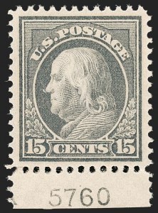 Sale 1206, Lot 452, 1912-14 Washington-Franklin Issue (Scott 405-423)