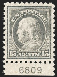 Sale 1206, Lot 464, 1913-15 Washington-Franklin Issues (Scott 424-461)