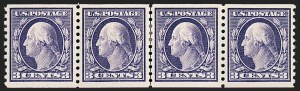 Sale 1206, Lot 470, 1913-15 Washington-Franklin Issues (Scott 424-461)