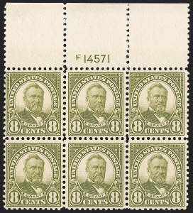 Sale 1206, Lot 583, 1922-29 Issues (Scott 551-621)