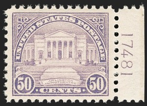 Sale 1206, Lot 589, 1922-29 Issues (Scott 551-621)